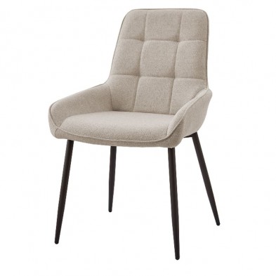 Silla de comedor Cara Marrón/Negro