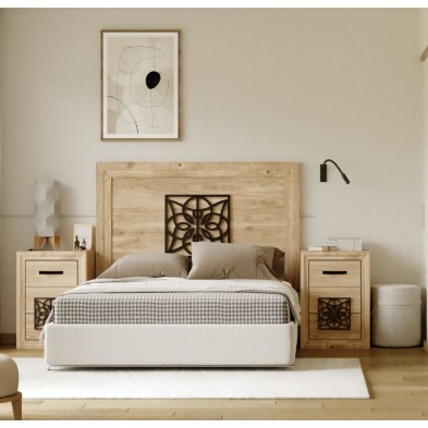 Dormitorio Turin Roble/Negro