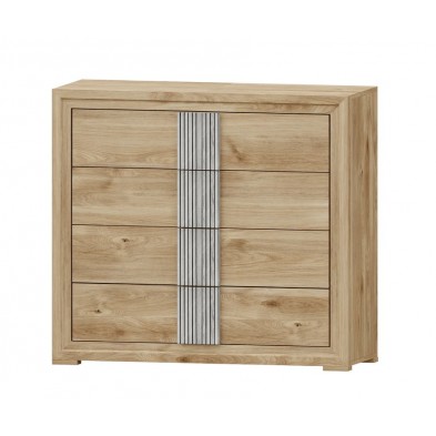 Cómoda Turin Roble Alistonado - Varios Acabados