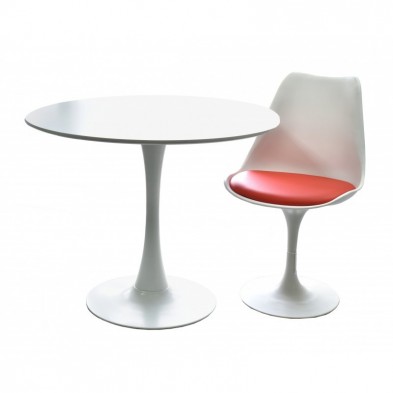 Mesa Redonda Lacada 80 CM Blanco Mesa Redonda Lacada 80 CM Blanco