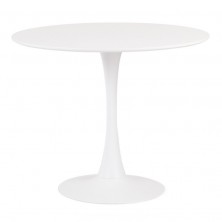 Mesa Redonda Lacada 80 CM Blanco